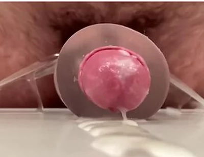 Pov: Close Up Of Me Thrusting & Fucking My Clear Stroker Toy Till I Cum (normal Speed Version)