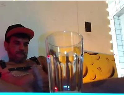 Piss, Spit, Pig Cum. Boy Fills A Glass By Spiting, Cumming And Pissing