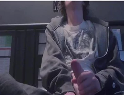Teen 18+ Boy Stops Gaming To Jerk Off His Big Cock
