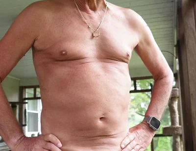 Grandpa on the Porch