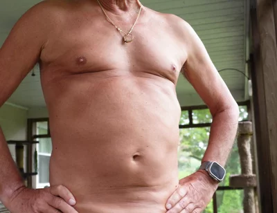 Grandpa on the Porch