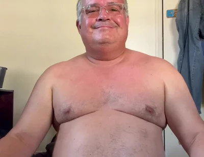 Man Nude in Bedroom in the Morning