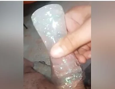 A Delicious Handjob With A Condom, And Using Slime For Greater Pleasure