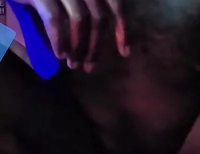 BBC Smoking and Stroking with Plug