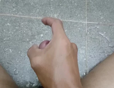 Ind Boy in Bathroom