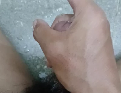Asia Boy in Toilet