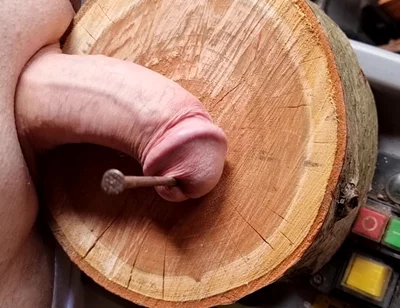 Cock on Big Nail