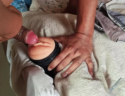 Boy Fucked the Sex Toy Extreme Way Put Whole Dick Inside