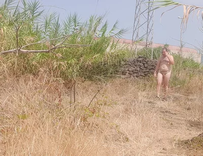 Nude Boy in Outdoor