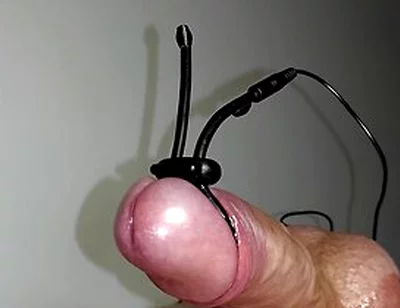 Hard Cock Stimulated To Orgasm Estim