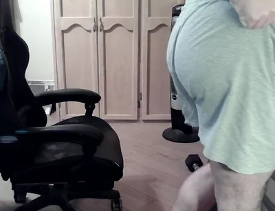 Hot Camboy Works His Legs and Nipples
