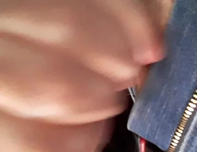 Jerking in New Red & Black Leather Jacket