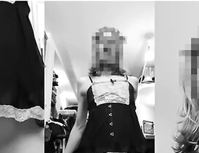 Sissy Slut Femboy Compilation - Censored B&w Version