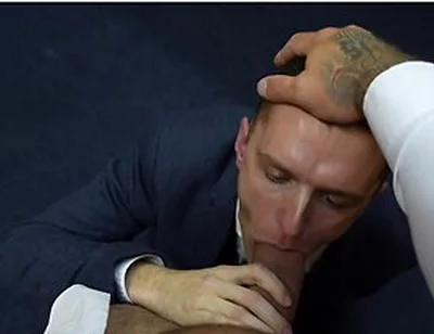 British Lads In Suits Suck The Straight Boss Cocks Sock In The Office - Jak White