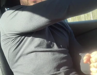 Car Masturbation and Cum