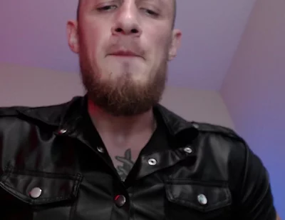 Leather Master, Saliva(spitting) and Biceps