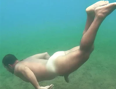 What a Nice Feeling to Swim Like This, I Wanted to Have Cum for You, but People Showed up