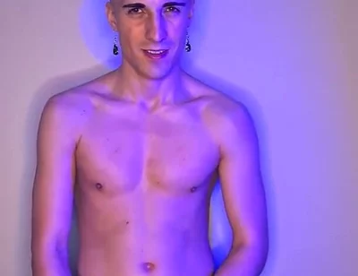 Green-haired Twink Strokes It Standing