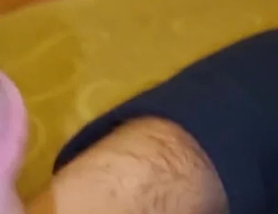 Stepson with Big Cock Arrives - Cumshot Handjob