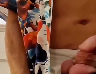 Big Cock Golf Cumshot
