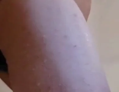 Husband Riding Huge Dildo in Shower