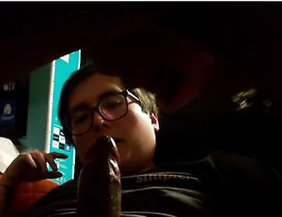 Gamer Boy Gets Cock Sucked By Stepdaddy