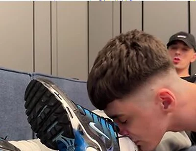 Bottom Sniffs Sweaty Socks And Gets A Creampie