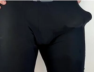 Huge Cock Hands Free Anal Vibrator Cumshot In Tight Pants