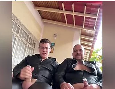 Hot Jerkoff With A Condom Till Cums On His Cock