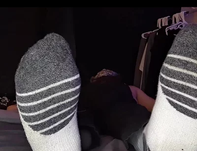 Shoes and Socks Domination by Scary Bunny