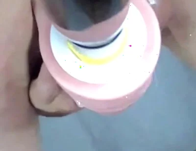 Fuck Machine with Anal Gaping and Self Creampie Pt1
