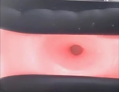 Exercise donut ball pumped