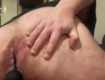 Big Beads in My Asshole Close up