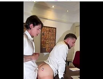My Boss Had Me Late To Organize Paperwork And I Ended Up Eating That Huge Cock He Has. I Love It When My Boss Fucks Me