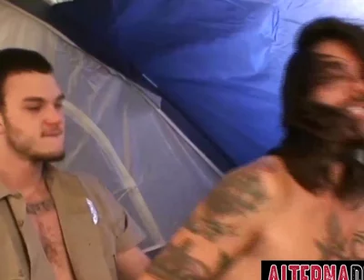 Tattooed Cliff Jensen and Thrasher Loves Anal Pounding
