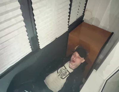 Leather Biker Piss on Leather Scally Chav Guy