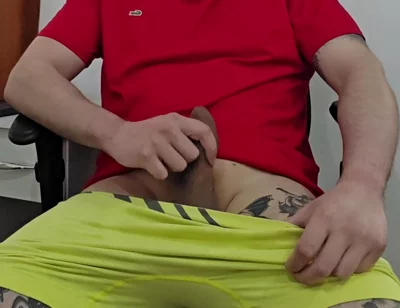 Horny Man Masturbates
