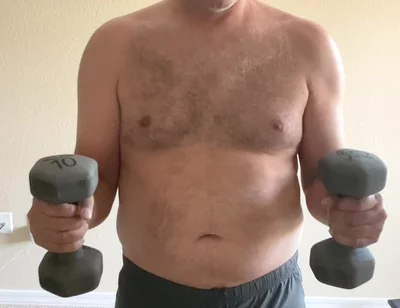 Stretching and lifting weights