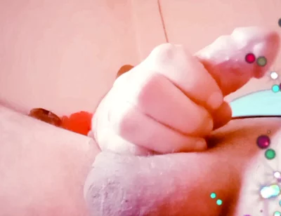 White Man's Ass and Milky Cock