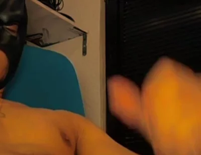 Masturbating in the Room of a Well-endowed, Horny Guy