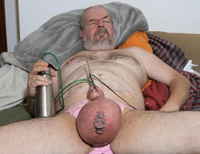I Inflate My Scrotum! Unbelievable How Big It Gets!