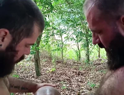 Two Stepbrothers Outdoor Hookup