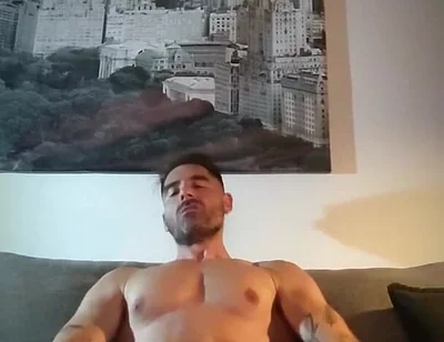 Playing with My Cock Using Both Hads