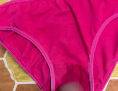 My Exgirlfriend Shreya's Red Sniffing and Panties Cum