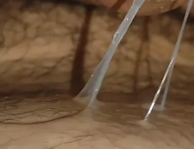 Massive Straight Cum in the Navel Hole!