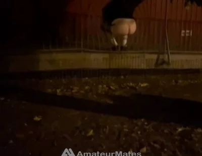 Straight Boy Dared to Show His Big Smooth Butt in Park