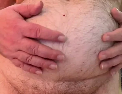 Coach Karl Rubs His Belly 6811