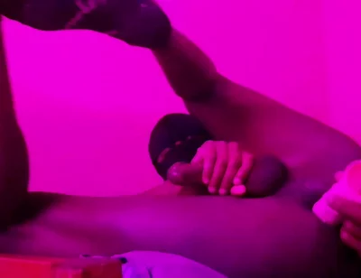 Fucking My Ass and Stroking My Hard Cock