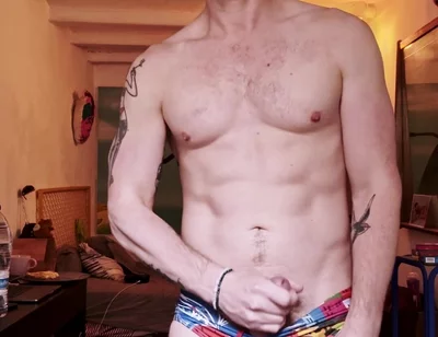 Wash Day Got Me Hard in My Swimming Trunks