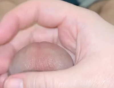 Guy on the Bed Really Wants to Cum